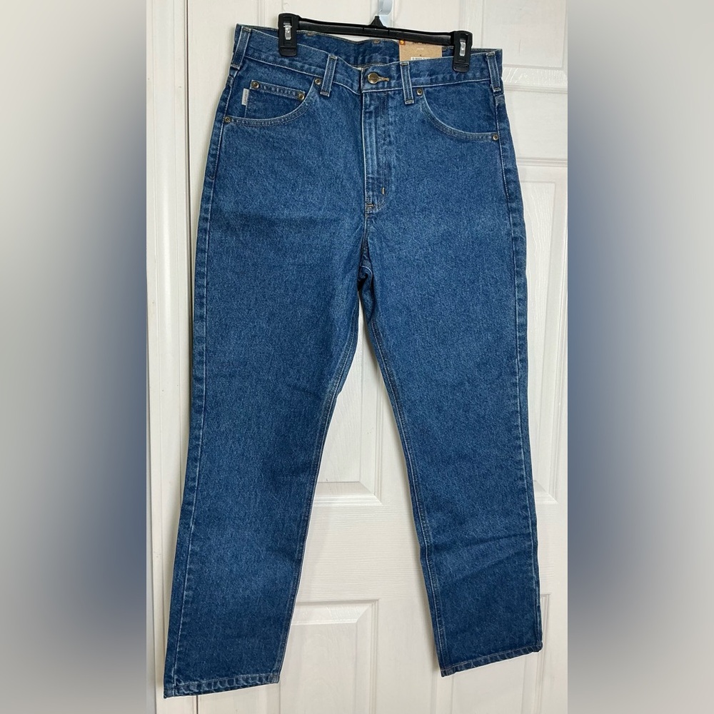 Carhartt Men's Straight Blue Jeans
